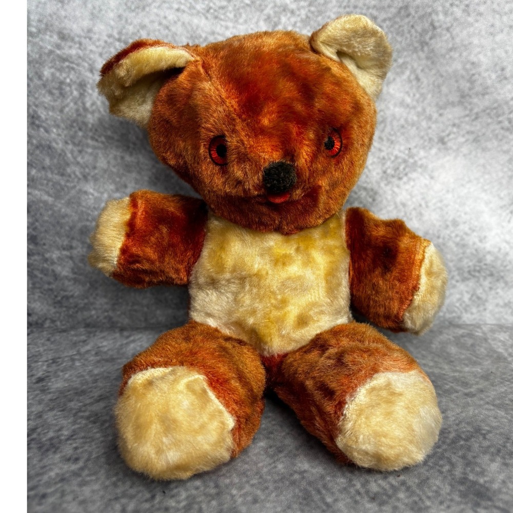 Vintage GUND Cubbi Teddy Bear Tweak and Squeak Family 10"